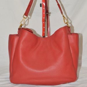 Prada Authentic large Red Leather Vitello Daino bag